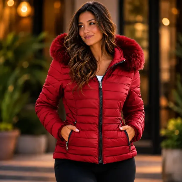 Jaqueta Puffer Vermelho